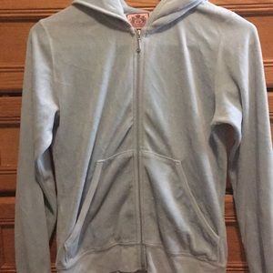 Juicy Couture velour zip up hoodie